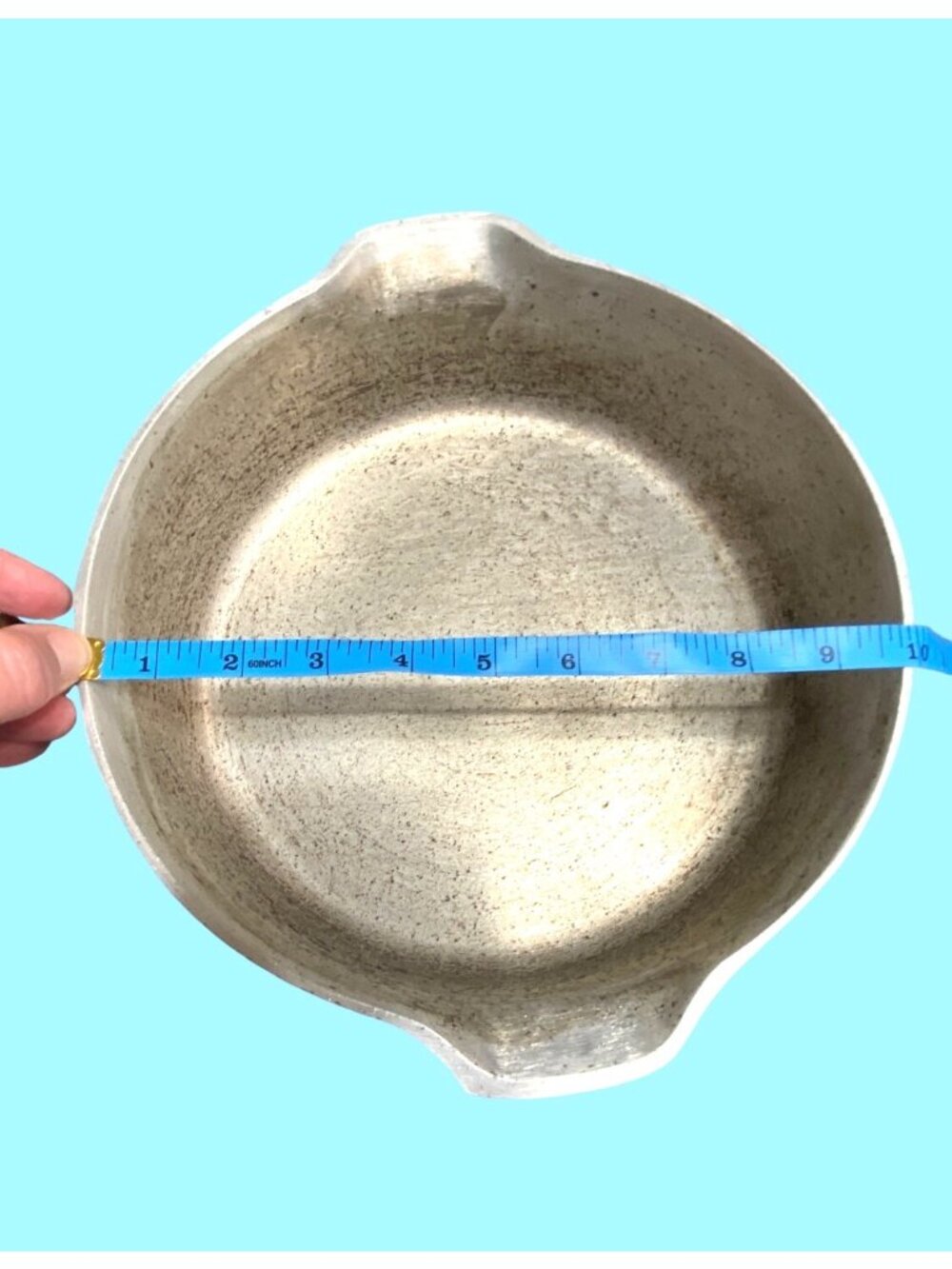 Magnalite Set of 2 Skillets Classic 10" Aluminum W Lid and 10" No Lid USA Made - Picture 10 of 16